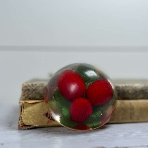 Red Raspberry Paperweight - Picture 3 of 12